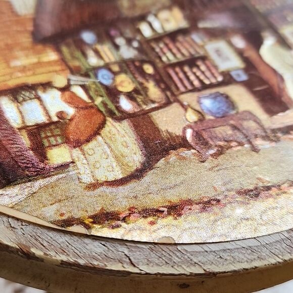 Vintage Foil Lithograph Made In England A Mirrart Production - Picture 5 of 12